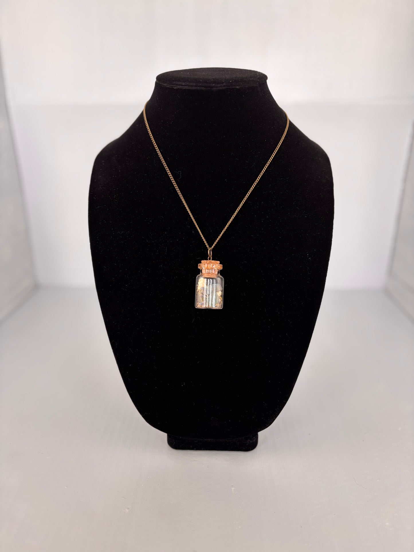 Stones & Bones Jar Necklace - Romantasy Collection