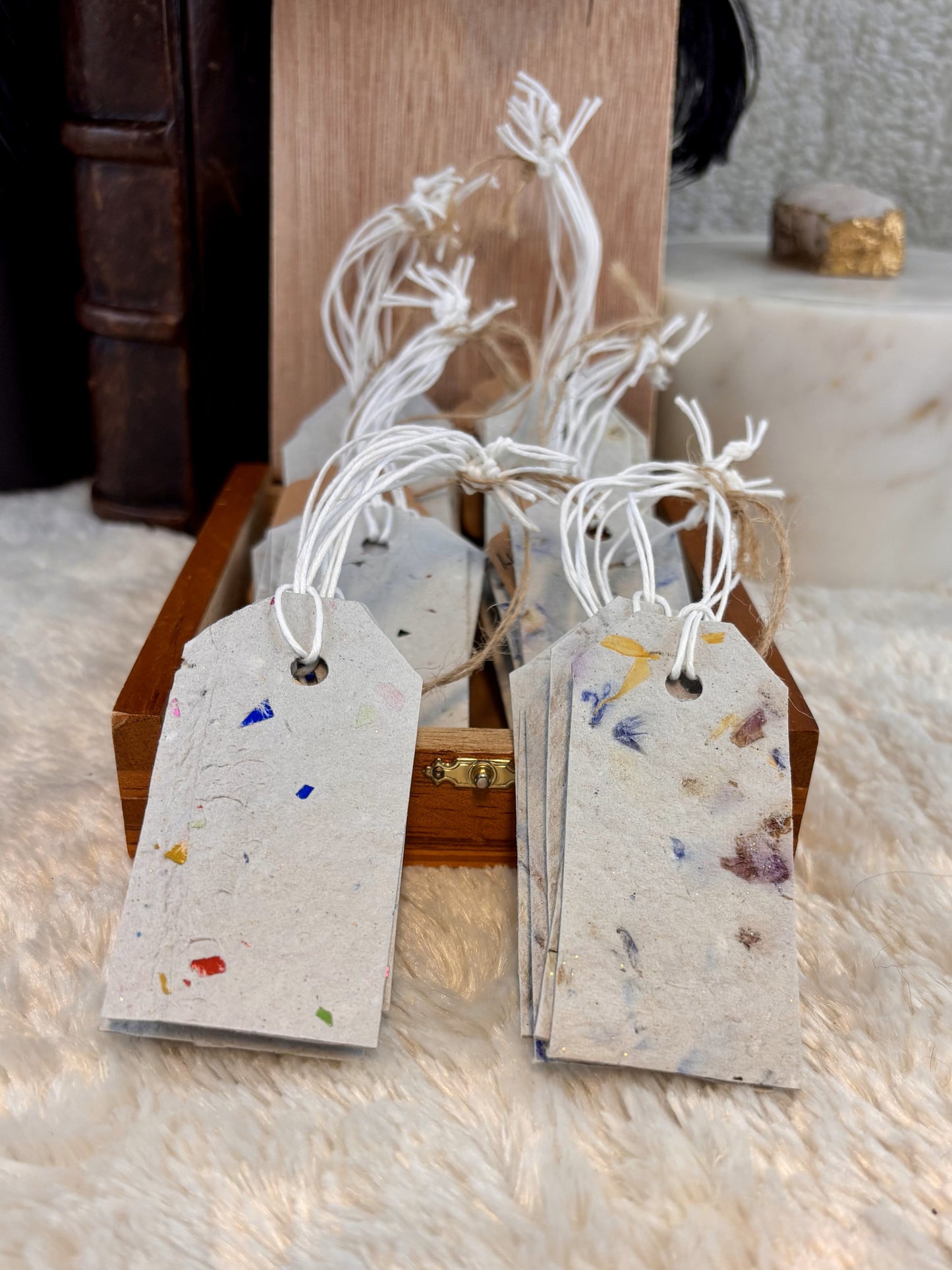 Upcycled Paper Tags (6ct)