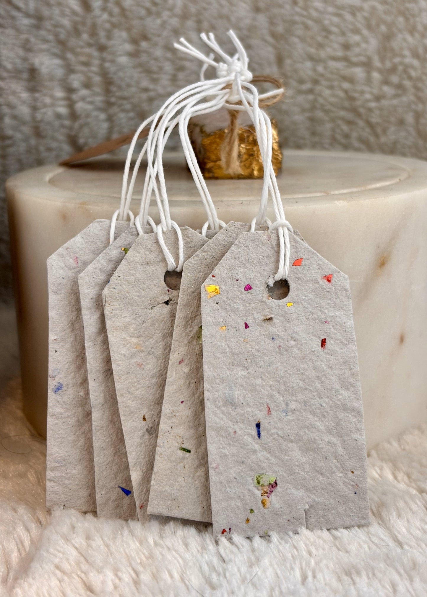 Upcycled Paper Tags (6ct)