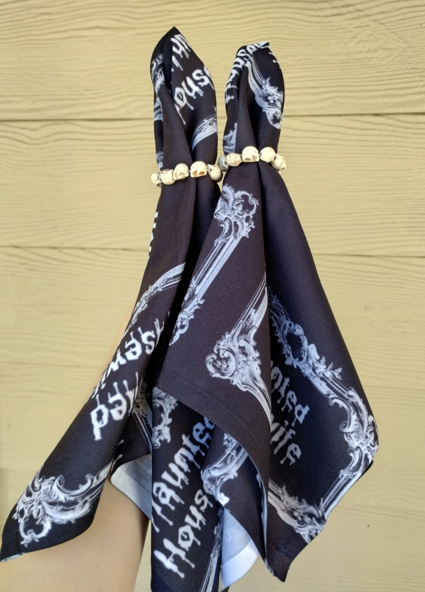 Handmade Skull Napkin Rings