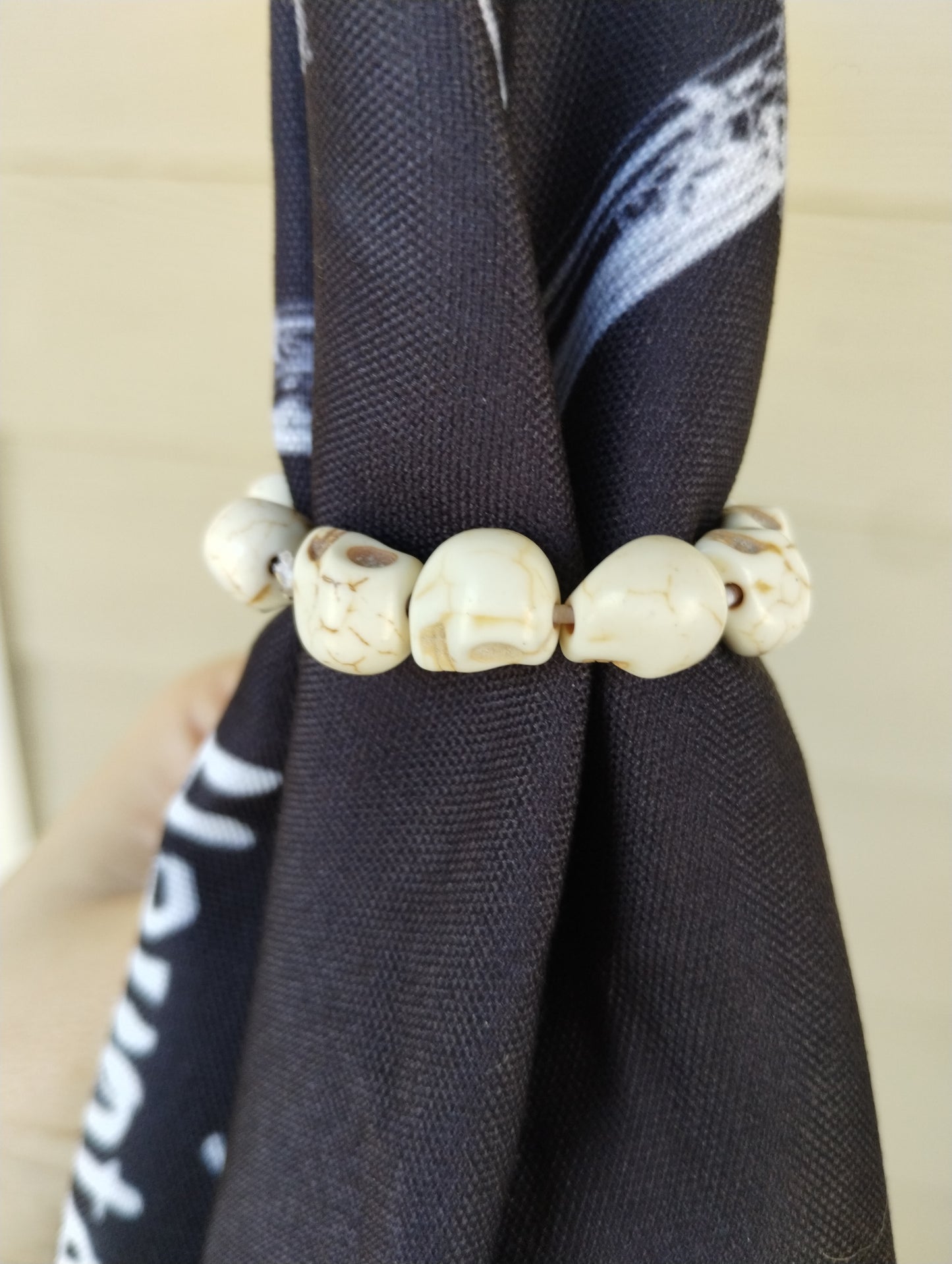 Handmade Skull Napkin Rings