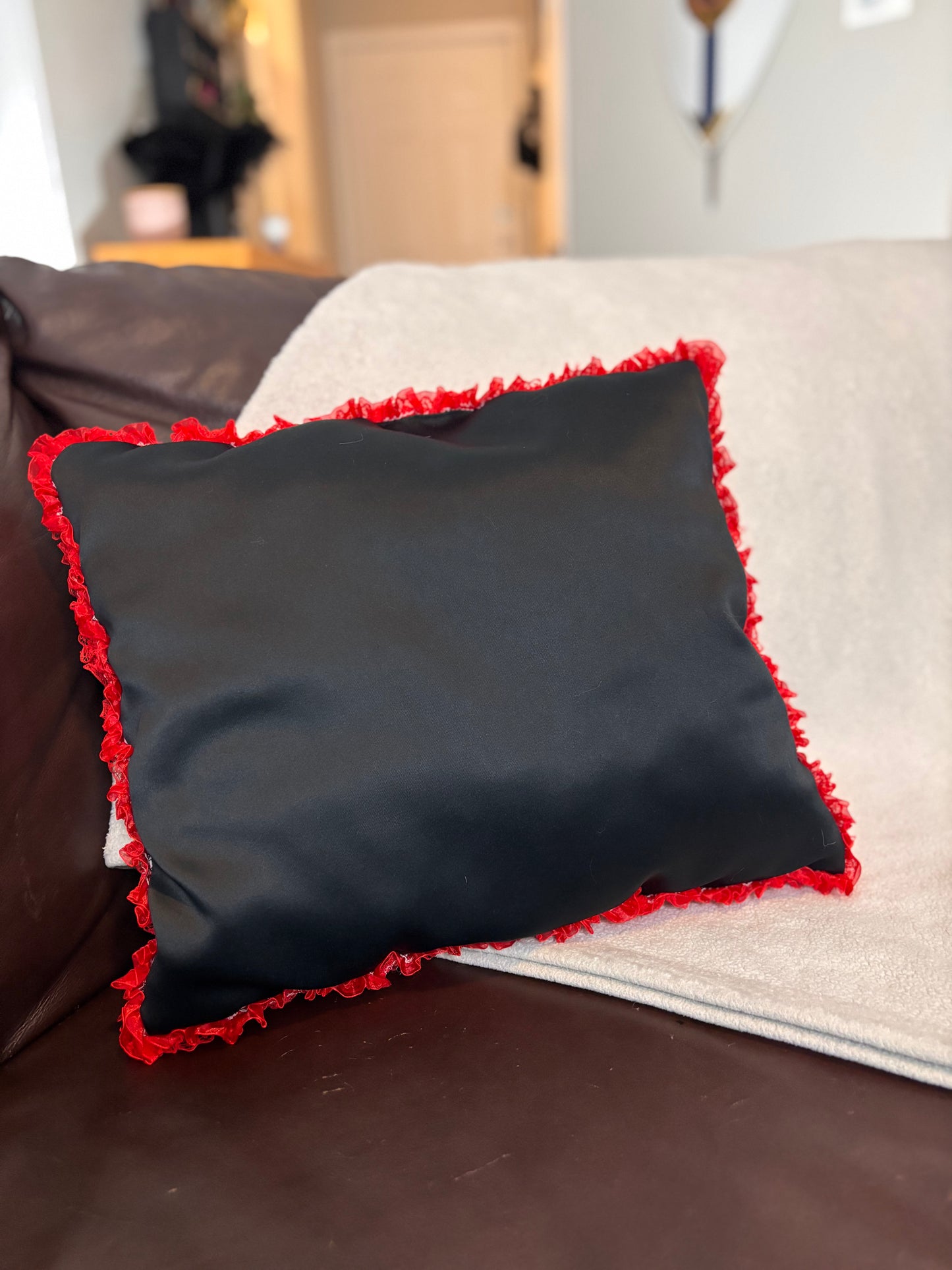 Handsewn Throw Pillow - His Valentine