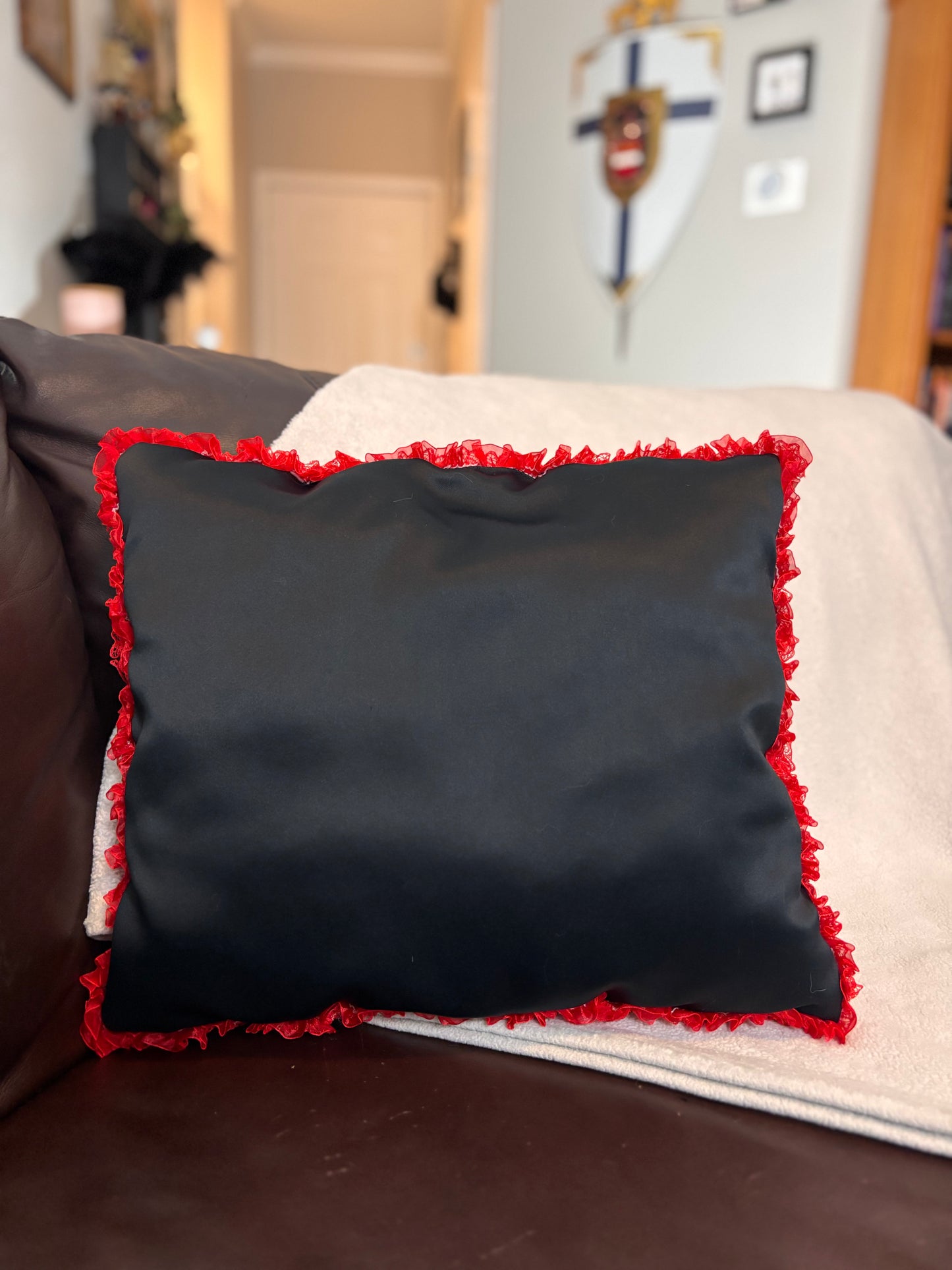 Handsewn Throw Pillow - His Valentine