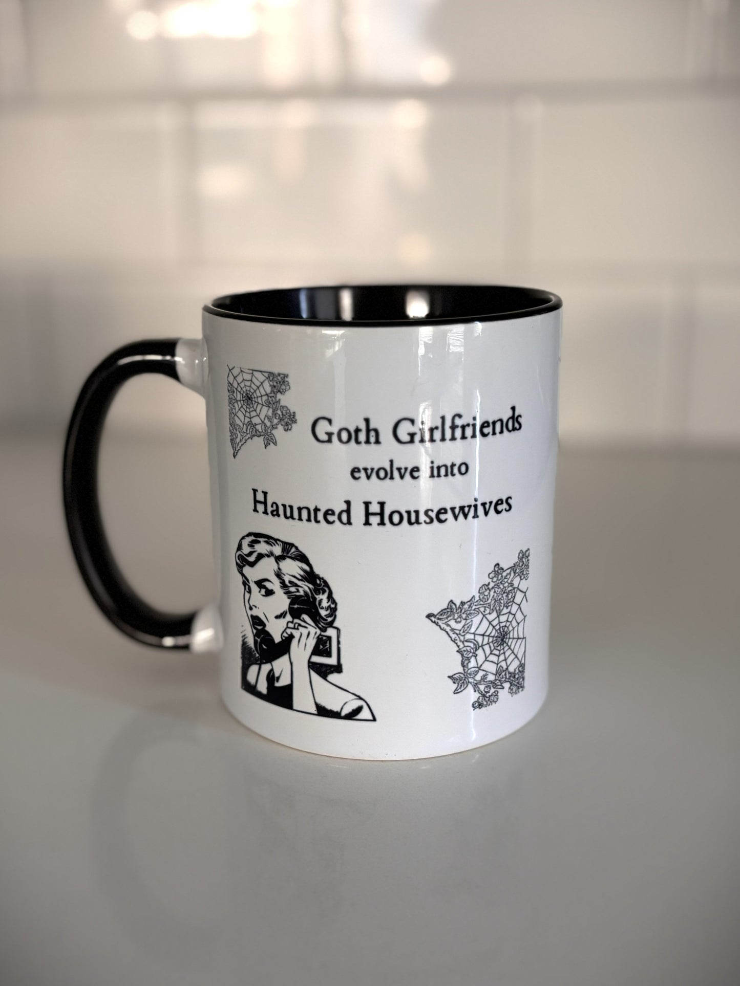 Ceramic Mug - Goth Girlfriends Evolve into Haunted Housewives