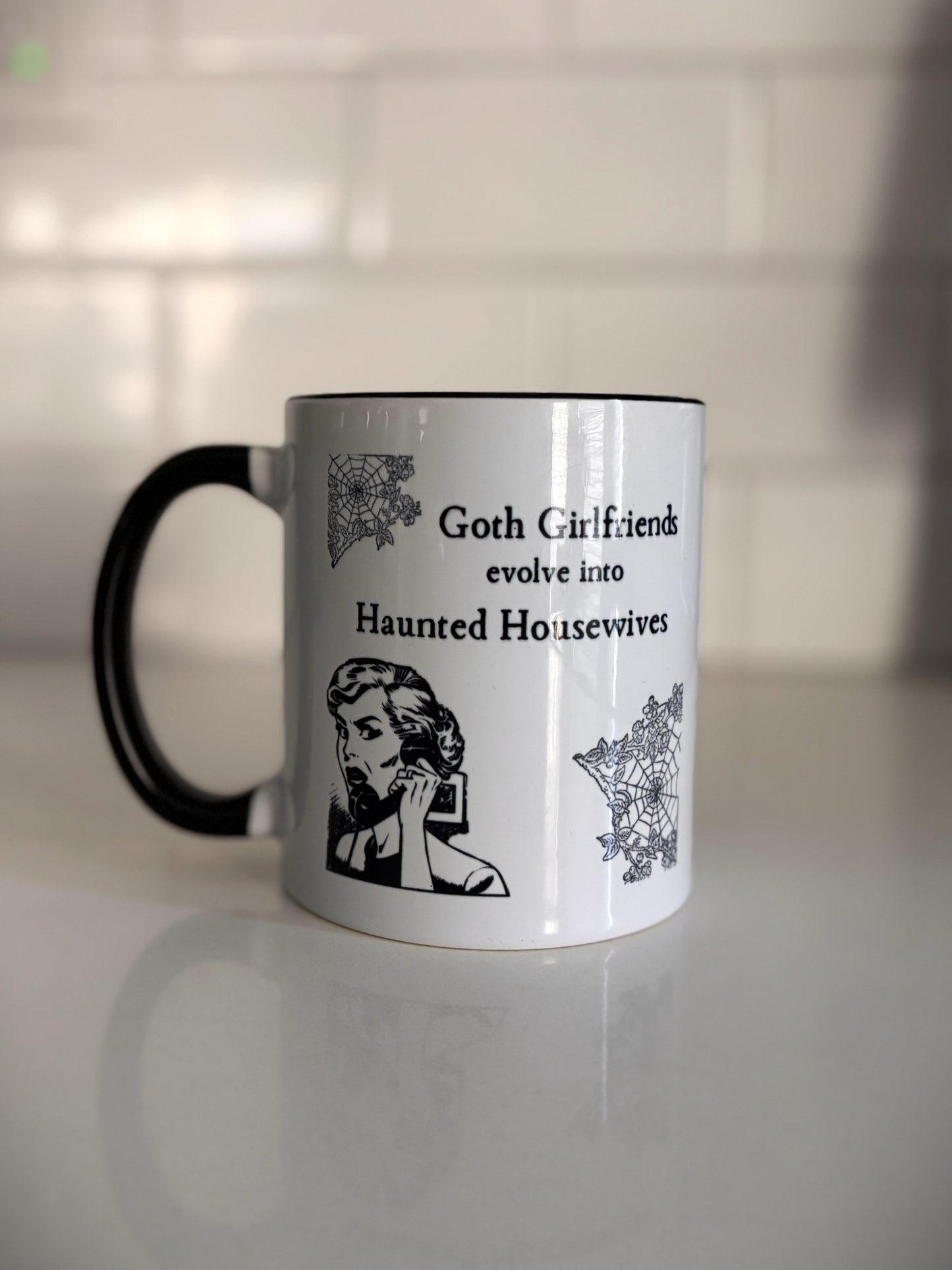 Ceramic Mug - Goth Girlfriends Evolve into Haunted Housewives