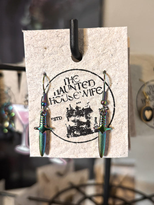 Rainbow Dagger Earrings