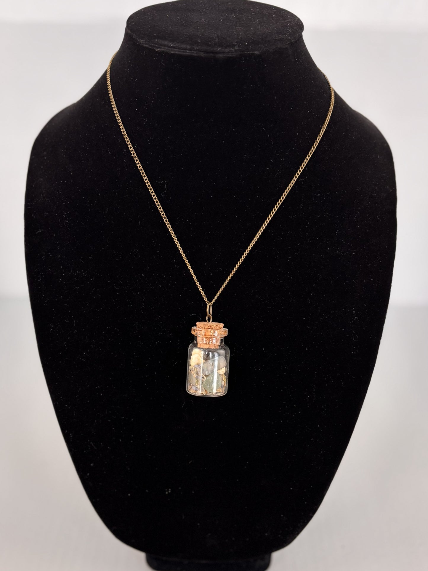 Stones & Bones Jar Necklace - Romantasy Collection